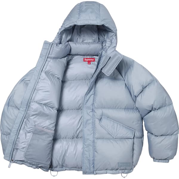 Supreme 700-Fill Down Lightweight Puffer Jacket - Light Blue (front)
