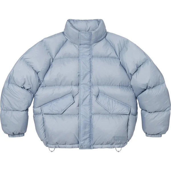 Supreme 700-Fill Down Lightweight Puffer Jacket - Light Blue (front)