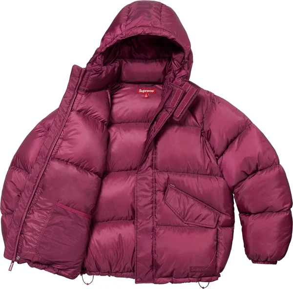 Supreme 700-Fill Down Lightweight Puffer Jacket - Magenta (front)