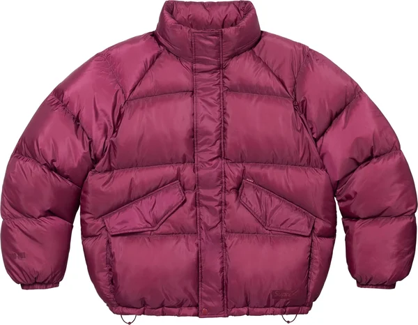 Supreme 700-Fill Down Lightweight Puffer Jacket - Magenta (front)