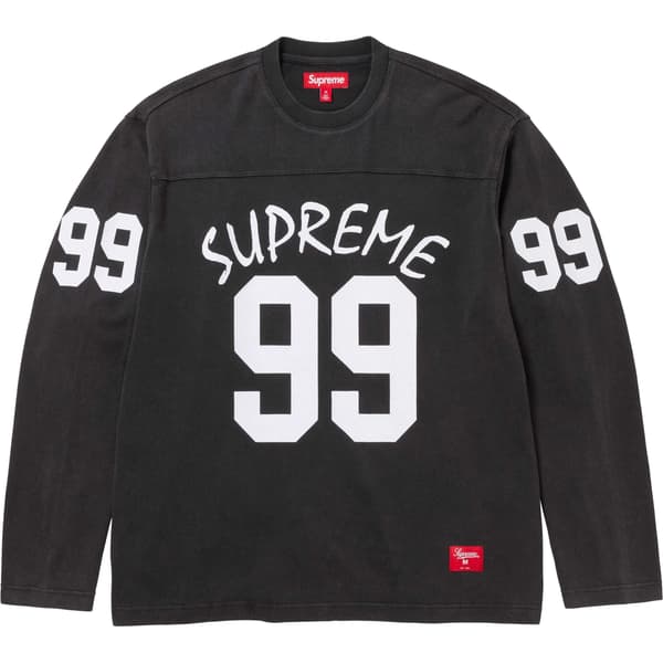 Supreme 99 L/S Football Top - Black (front)