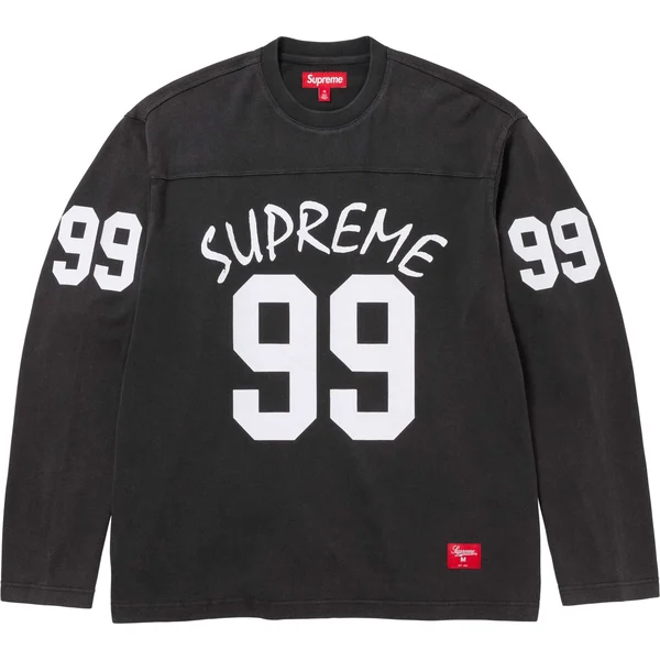 Supreme 99 L/S Football Top - Black (front)