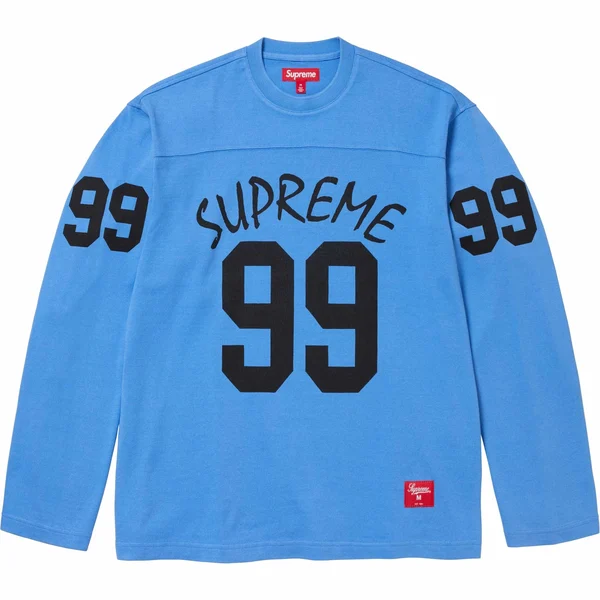 Supreme 99 L/S Football Top - Blue (front)