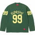 Supreme 99 L/S Football Top - Green (front)