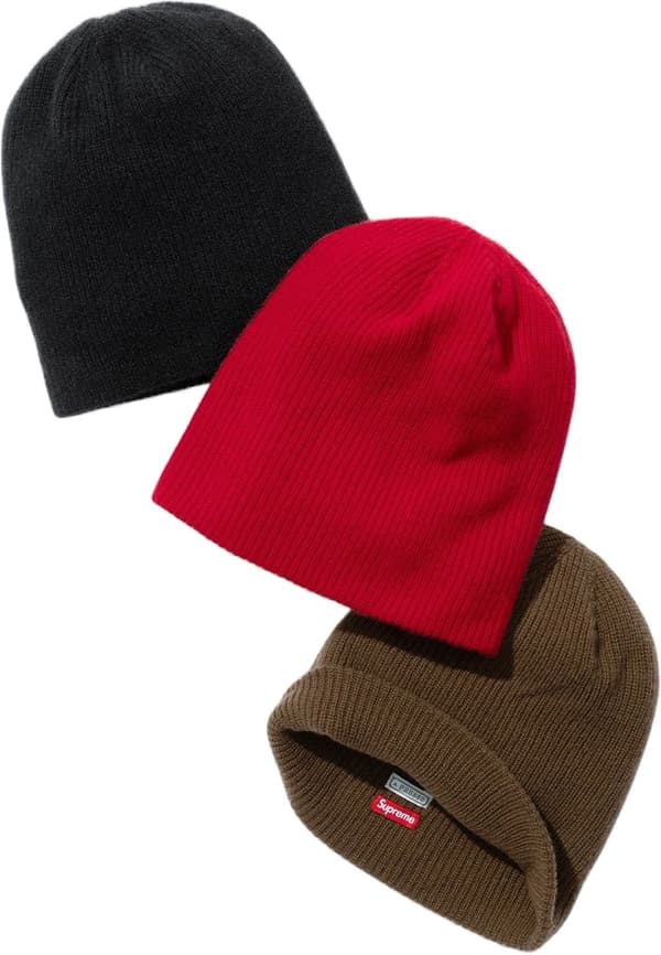 Supreme®/A.PRESSE Cashmere Beanie - Black (front)