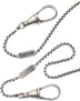 Supreme®/A.PRESSE Sterling Silver Classic Key Chain - Default (front)