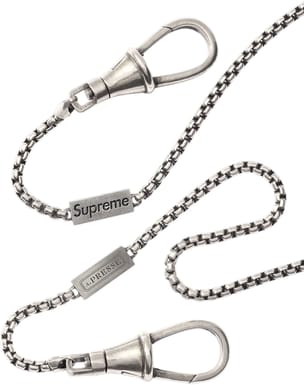 Supreme®/A.PRESSE Sterling Silver Classic Key Chain Default