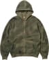 Supreme®/A.PRESSE Vintage Zip Up Hooded Sweatshirt - Olive (front)