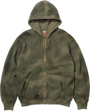 Supreme®/A.PRESSE Vintage Zip Up Hooded Sweatshirt Olive