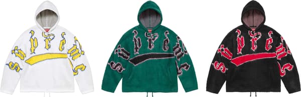 Supreme Accent Brushed Zip Up Hooded Sweater - Product Image