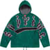 Supreme Accent Brushed Zip Up Hooded Sweater - Green (front)