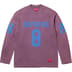Supreme Affiliated L/S Football Top - Dusty Purple (front)