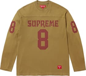 Supreme Affiliated L/S Football Top Light Olive