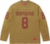 Supreme Affiliated L/S Football Top - Light Olive (front)