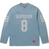 Supreme Affiliated L/S Football Top - Slate (front)