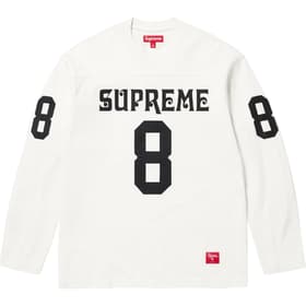 Supreme Affiliated L/S Football Top White