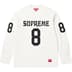 Supreme Affiliated L/S Football Top - White (front)