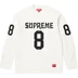 Supreme Affiliated L/S Football Top - White (front)