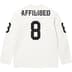 Supreme Affiliated L/S Football Top - White (front)