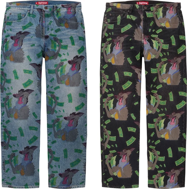 Supreme All Dogs Go To Heaven Loose Fit Jean - Product Image