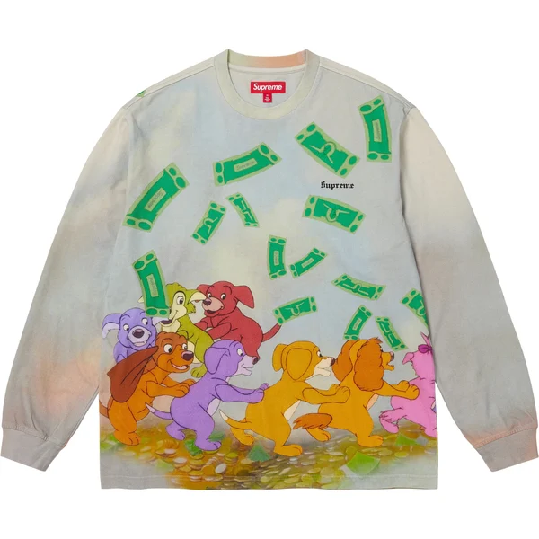 Supreme All Dogs Go To Heaven L/S Top - Day (front)