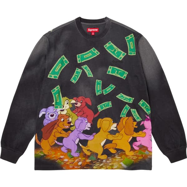 Supreme All Dogs Go To Heaven L/S Top - Night (front)