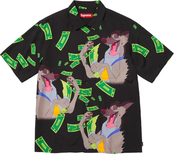 Supreme All Dogs Go To Heaven S/S Shirt - Black (front)
