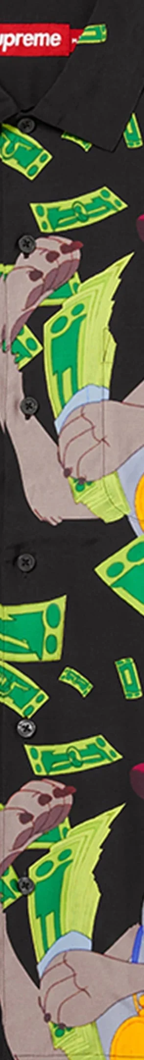 Supreme All Dogs Go To Heaven S/S Shirt - Black (front)