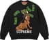 Supreme All Dogs Go To Heaven Sweater - Black (front)