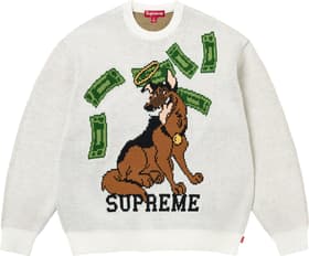 Supreme All Dogs Go To Heaven Sweater White