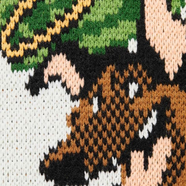 Supreme All Dogs Go To Heaven Sweater - White (front)