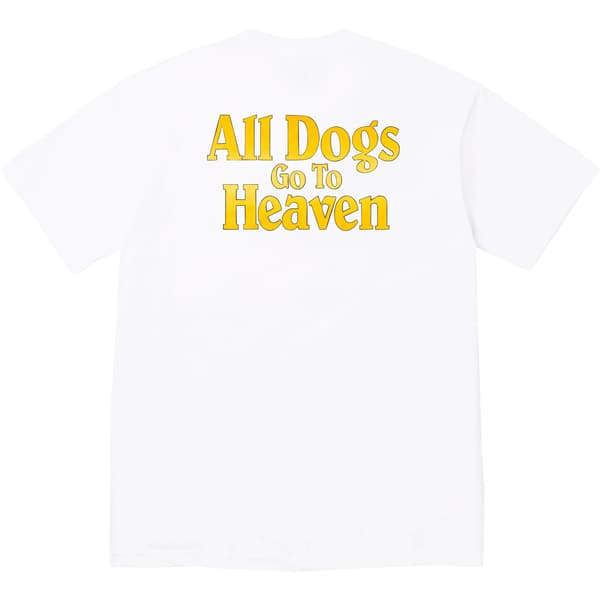 Supreme All Dogs Go To Heaven Tee - White (front)
