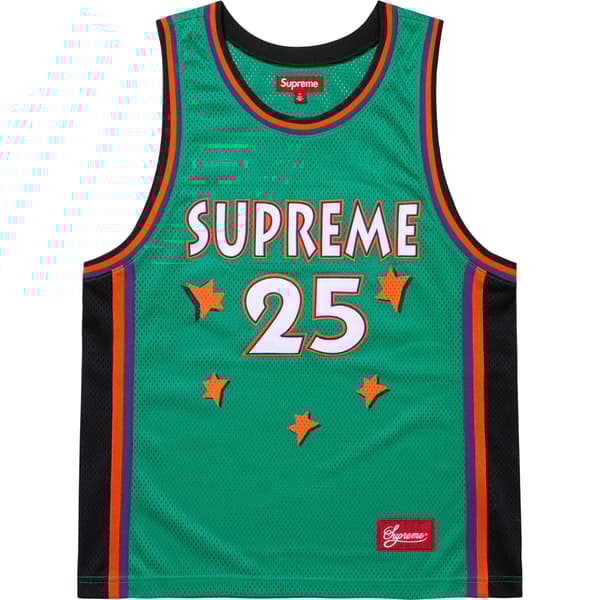 Supreme All Star Basketball Jersey - Green (front)