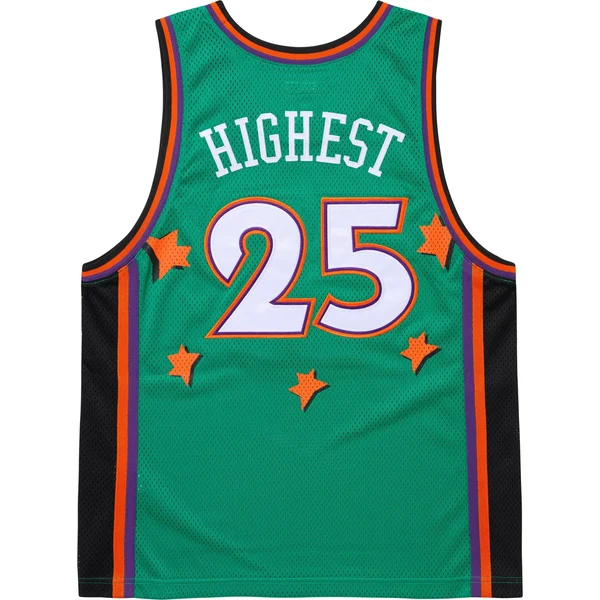 Supreme All Star Basketball Jersey - Green (front)