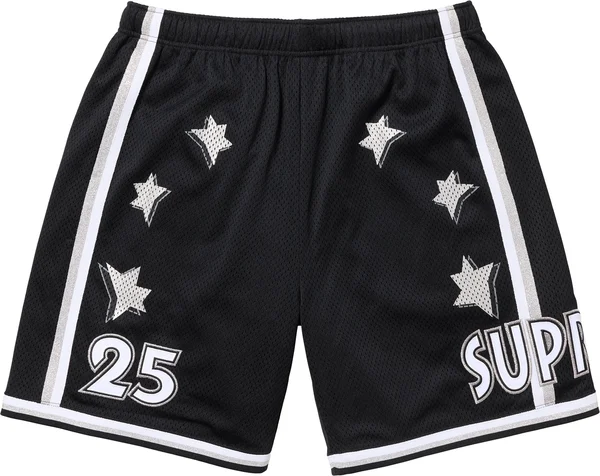 Supreme All Star Basketball Short - Black (front)