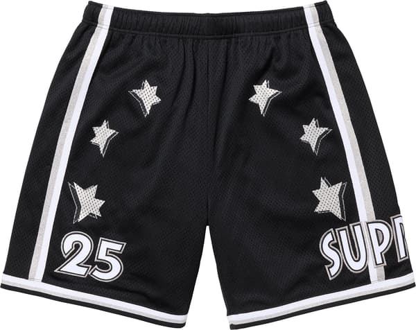 Supreme All Star Basketball Short - Black (front)