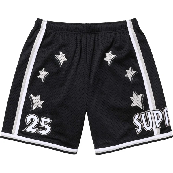 Supreme All Star Basketball Short - Black (front)