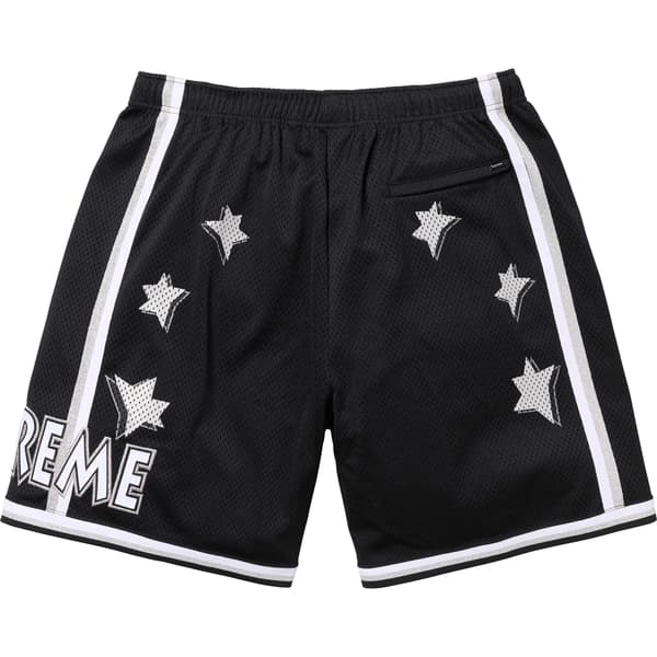 Supreme All Star Basketball Short - Black (front)