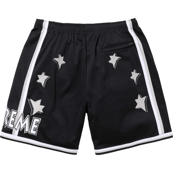 Supreme All Star Basketball Short - Black (front)