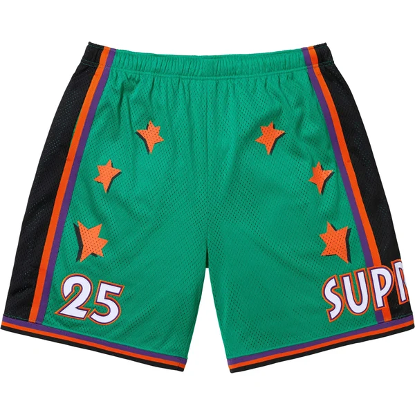 Supreme All Star Basketball Short - Green (front)