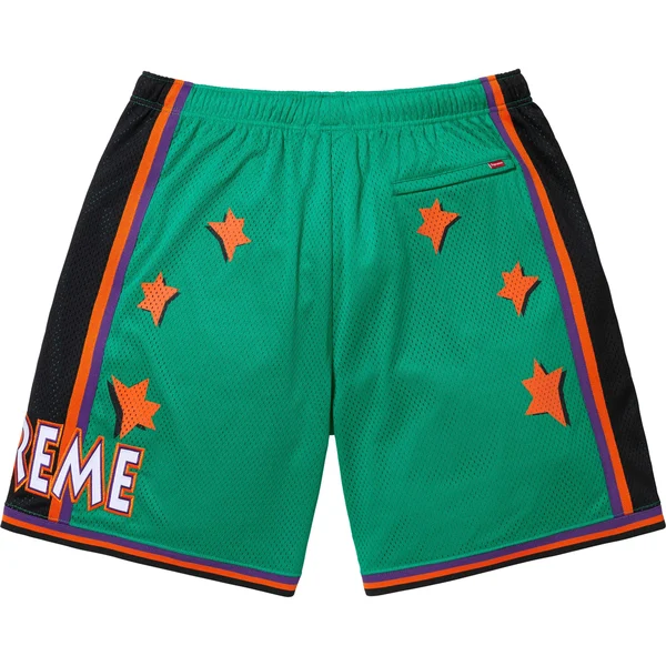 Supreme All Star Basketball Short - Green (front)