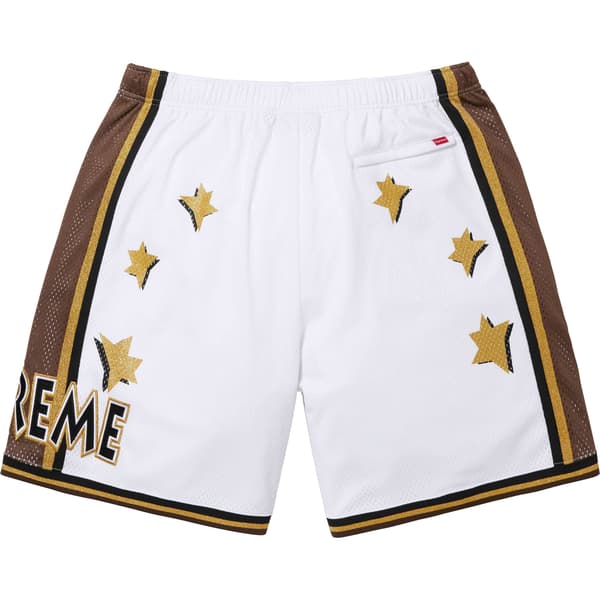 Supreme All Star Basketball Short - White (front)