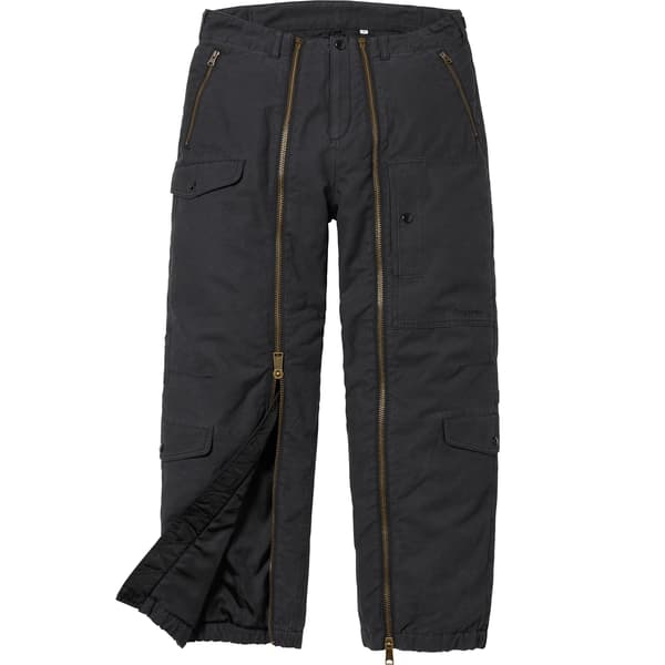 Supreme Alpha Industries Cotton Twill Flight Pant - Black (front)