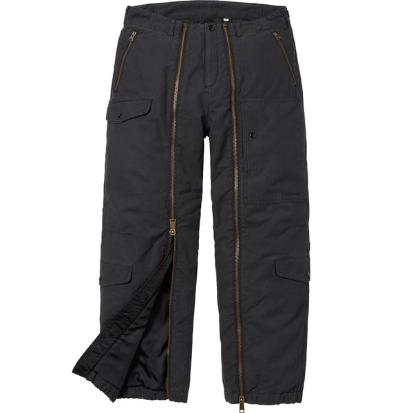 Supreme Alpha Industries Cotton Twill Flight Pant - Black (front)
