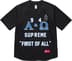 Supreme Alpha Omega Baseball Jersey - Black (front)