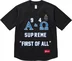 Supreme Alpha Omega Baseball Jersey - Black (front)