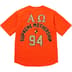 Supreme Alpha Omega Baseball Jersey - Orange (front)