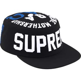 Supreme Alpha Omega Pillbox Hat Black