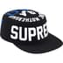 Supreme Alpha Omega Pillbox Hat - Black (front)