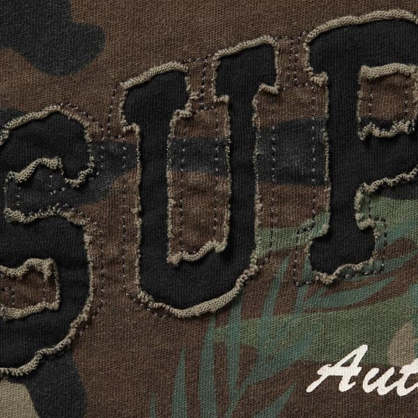 Supreme Always Prevail S/S Top - Woodland Camo (front)